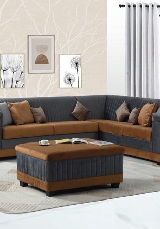 Camry Coner Sofa with Ottoman